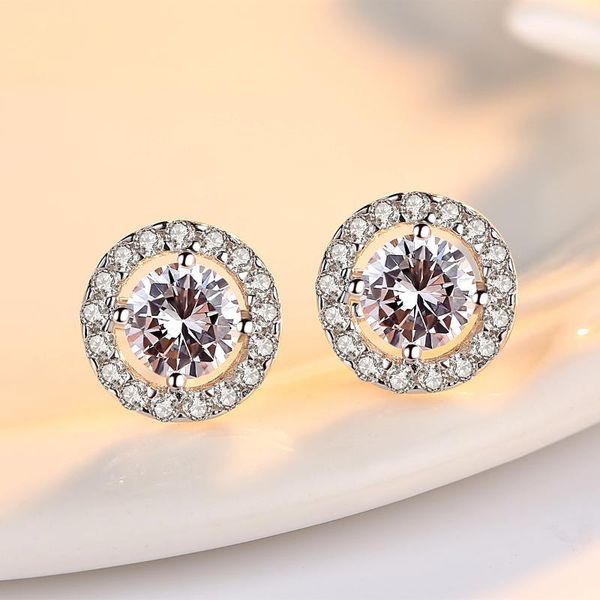 stud s925 classic design dazzling disc earrings for women romantic female accessories timeless styling jewelry, Golden;silver
stud s925 classic design dazzling disc earrings for women romantic female accessories timeless styling jewelry, Golden;silver