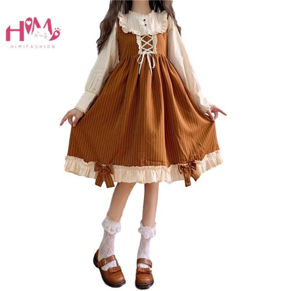 casual dresses japanese lolita cute dress for teen girls women sweet vintage ruffles collar kawaii cosplay lace soft sister style loli, Black;gray
casual dresses japanese lolita cute dress for teen girls women sweet vintage ruffles collar kawaii cosplay lace soft sister style loli, Black;gray