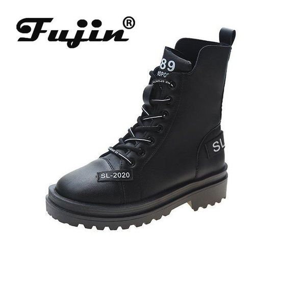 boots fujin 2021 platform women ankle leather thick sole waterproof punk riding motorcycle shoes spring autumn black
boots fujin 2021 platform women ankle leather thick sole waterproof punk riding motorcycle shoes spring autumn black