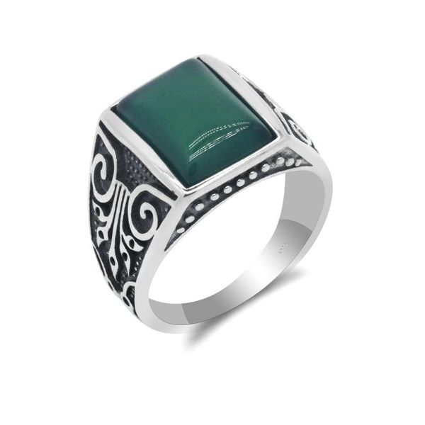 cluster rings 925 sterling silver men ring with natural green agate stone finger turkey handmade gemstone for women fine jewelry, Golden;silver
cluster rings 925 sterling silver men ring with natural green agate stone finger turkey handmade gemstone for women fine jewelry, Golden;silver