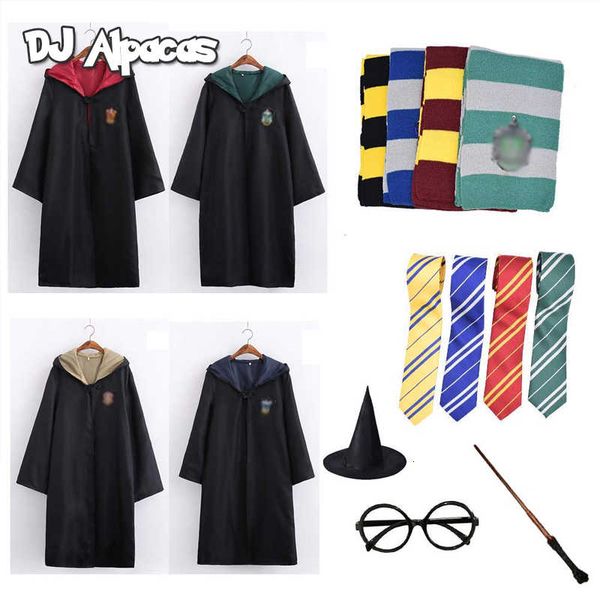 robe cape cloak with tie scarf wand potter glasses hermione costume potter school cosplay haloween costumes accessories cx200817, Black
robe cape cloak with tie scarf wand potter glasses hermione costume potter school cosplay haloween costumes accessories cx200817, Black