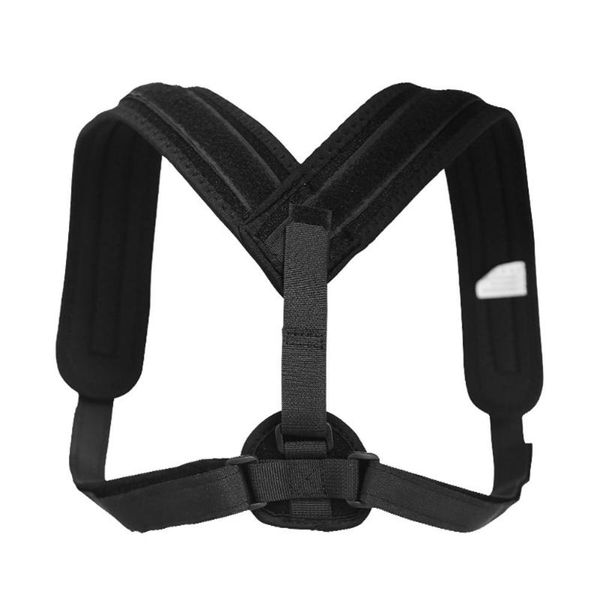 men women adjustable posture corrector back corset shoulder support brace belt, Black;blue
men women adjustable posture corrector back corset shoulder support brace belt, Black;blue
