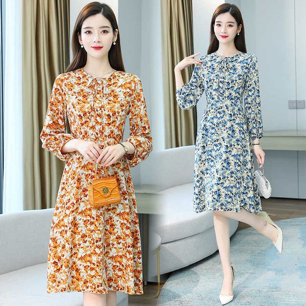 plus size korean casual midi dress vintage floral chiffon boho beach spring autumn women bodycon party vestidos 210528, Black;gray
plus size korean casual midi dress vintage floral chiffon boho beach spring autumn women bodycon party vestidos 210528, Black;gray