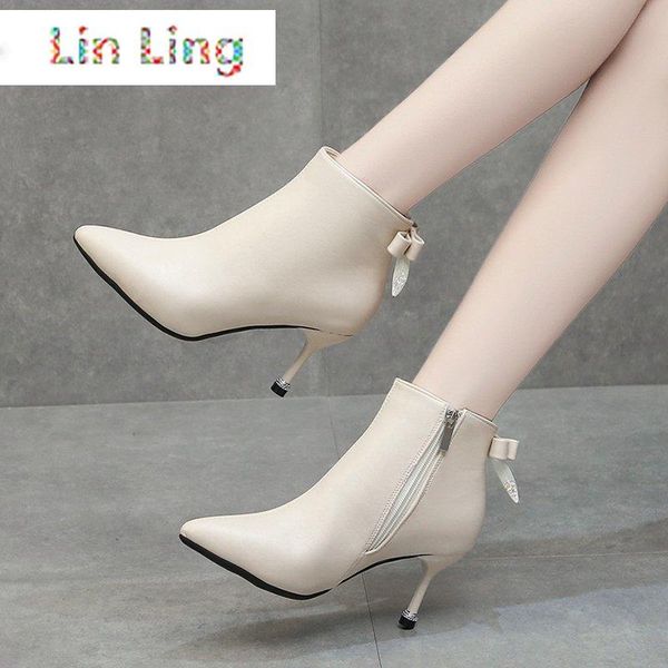 boots 2021 linling pointed toe ankle stiletto heel short winter high women black beige botines mujer casual
boots 2021 linling pointed toe ankle stiletto heel short winter high women black beige botines mujer casual