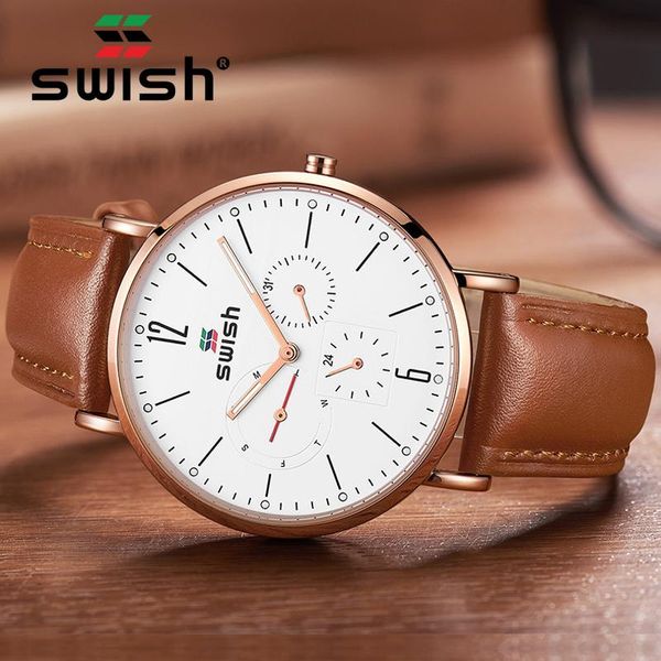 wristwatches men fashion brand leather band watch swish luxury business waterproof quartz luminous sports clocks male montre homme 2021, Slivery;brown
wristwatches men fashion brand leather band watch swish luxury business waterproof quartz luminous sports clocks male montre homme 2021, Slivery;brown