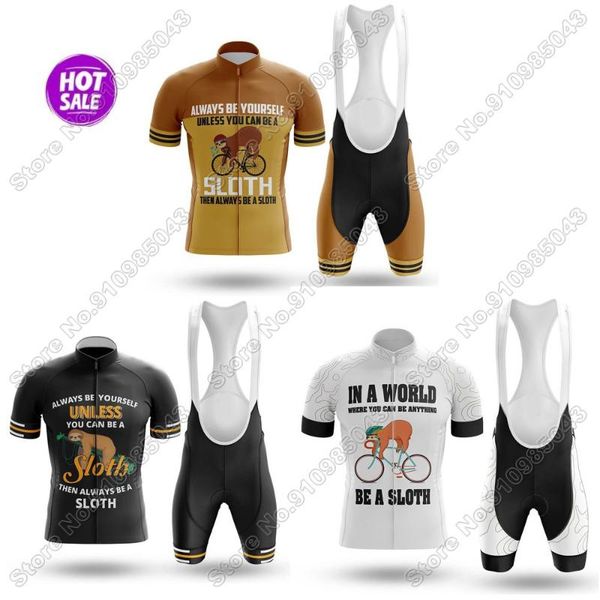 racing sets be a sloth - men's cycling jersey set summer clothing road bike shirts suit bicycle bib shorts mtb ropa maillot, Black;blue
racing sets be a sloth - men's cycling jersey set summer clothing road bike shirts suit bicycle bib shorts mtb ropa maillot, Black;blue