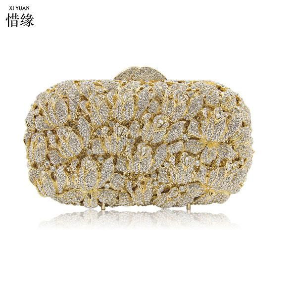 gold plating leaf evening bag wedding prom party box clutch handbag purse metal hard case clutches bag gold/silver/champagne
gold plating leaf evening bag wedding prom party box clutch handbag purse metal hard case clutches bag gold/silver/champagne