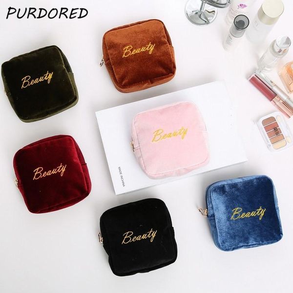 cosmetic bags & cases purdored 1 pc mini women bag velvet soft lipstick makeup case sanitary napkin travel organizer
cosmetic bags & cases purdored 1 pc mini women bag velvet soft lipstick makeup case sanitary napkin travel organizer