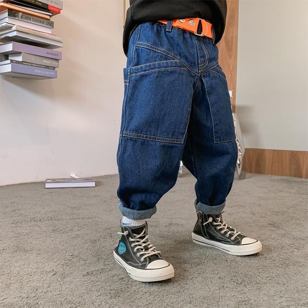 children jeans boys baby pure cotton casual cowboy denim pants spring 2021 new handsome korean fashion for older children, Blue
children jeans boys baby pure cotton casual cowboy denim pants spring 2021 new handsome korean fashion for older children, Blue