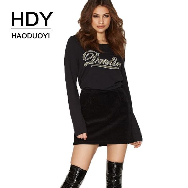 women's hoodies & sweatshirts hdy haoduoyi letters printed women casual fashion o-neck long sleeve female loose pullovers lady auntumn, Black
women's hoodies & sweatshirts hdy haoduoyi letters printed women casual fashion o-neck long sleeve female loose pullovers lady auntumn, Black