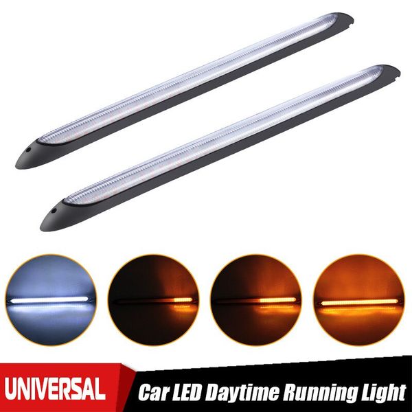 2pcs 24cm universal car led daytime running light white+yellow scan drl light sequential flow yellow turn signal car accessories 12v
2pcs 24cm universal car led daytime running light white+yellow scan drl light sequential flow yellow turn signal car accessories 12v