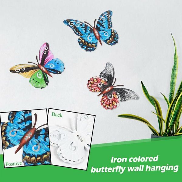 garden decorations 1pc metal butterfly home craft gift pendant wall hanging indoor decor sculpture artwork miniaturas animal outdoor statues
garden decorations 1pc metal butterfly home craft gift pendant wall hanging indoor decor sculpture artwork miniaturas animal outdoor statues