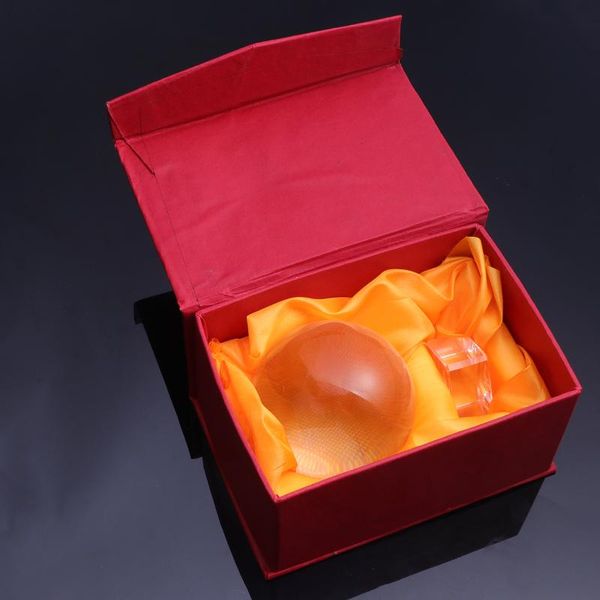 novelty items transparent crystal display glass ornament for decoration base and red gift box
novelty items transparent crystal display glass ornament for decoration base and red gift box