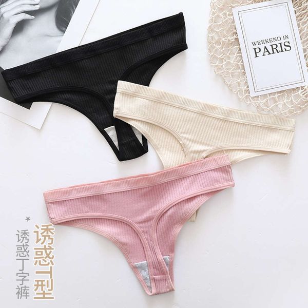 women's underwear pure color fun transparent low waist women's briefs thread cotton thong t-pants, Black;white
women's underwear pure color fun transparent low waist women's briefs thread cotton thong t-pants, Black;white