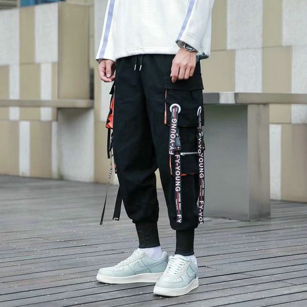 harem joggers men cargo pants streetwear 2021 spring autumn hip hop casual pockets track pants male harajuku fashion trousers c0222, Black
harem joggers men cargo pants streetwear 2021 spring autumn hip hop casual pockets track pants male harajuku fashion trousers c0222, Black
