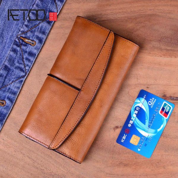 wallets aetoo original retro wallet men and women long men's three fold zipper buckle leather youth fashion, Red;black
wallets aetoo original retro wallet men and women long men's three fold zipper buckle leather youth fashion, Red;black