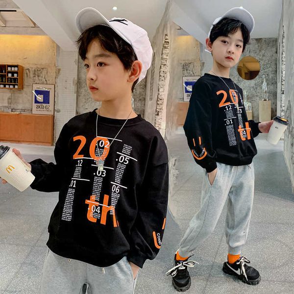 spring and autumn boys thin sweater fashion letter printed cotton pullover youth loose casual sweatshirt blue yellow 4-13 years g0917, Black
spring and autumn boys thin sweater fashion letter printed cotton pullover youth loose casual sweatshirt blue yellow 4-13 years g0917, Black
