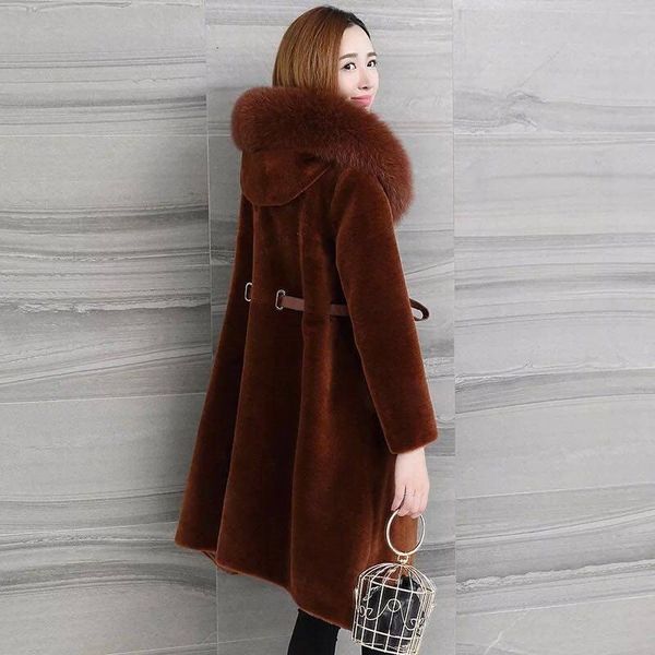 2021 new winter women in hoods with natural fox fur collar plus size 4xl female thick coat royal sheep shearing skin thin j74 jacket fzea, Black
2021 new winter women in hoods with natural fox fur collar plus size 4xl female thick coat royal sheep shearing skin thin j74 jacket fzea, Black