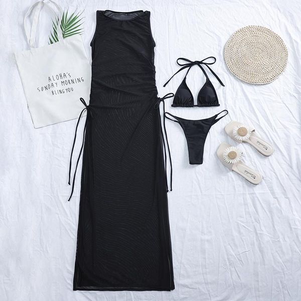 new 2021 long skirt mesh bikini women swimsuit female swimwear 3 pieces bikini set micro string bathing suit swim beachwear
new 2021 long skirt mesh bikini women swimsuit female swimwear 3 pieces bikini set micro string bathing suit swim beachwear