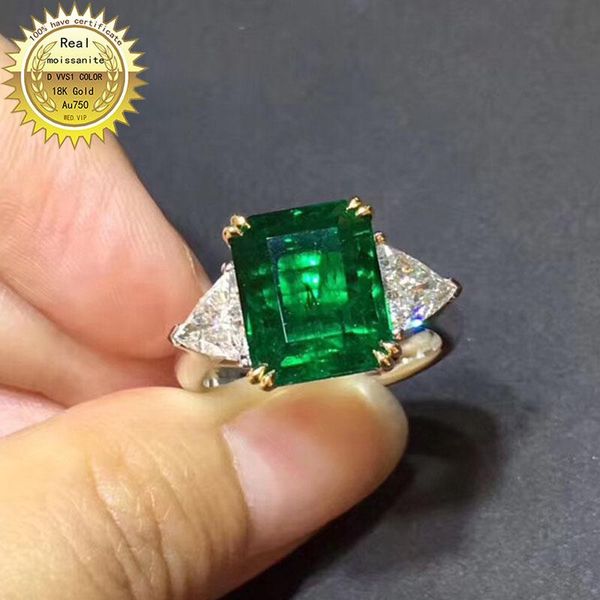 cluster rings 10k gold ring lab created 3ct emerald and moissanite diamond with national certificate em-0016, Golden;silver
cluster rings 10k gold ring lab created 3ct emerald and moissanite diamond with national certificate em-0016, Golden;silver
