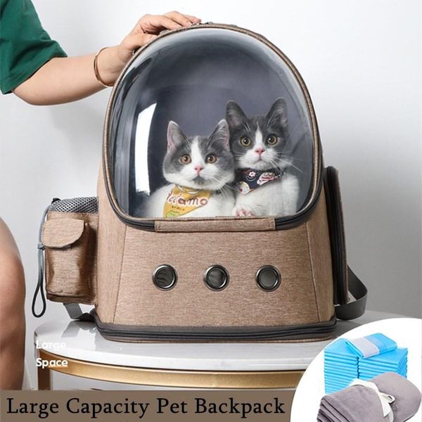 cat carriers,crates & houses space pet backpack carrying bag transparent breathable large capacity outdoor travel dog supplies
cat carriers,crates & houses space pet backpack carrying bag transparent breathable large capacity outdoor travel dog supplies