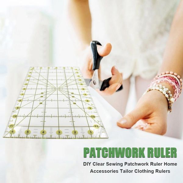 inch sewing ruler diy paching tool acrylic drawing multi angles patchwork aligned transparent sewing measuring ruler, Black
inch sewing ruler diy paching tool acrylic drawing multi angles patchwork aligned transparent sewing measuring ruler, Black