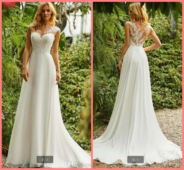 2021 new arrival white chiffon a line wedding dress lace appliques beaded cap sleeve v neck bridal gowns court train sheer back elegant summ
2021 new arrival white chiffon a line wedding dress lace appliques beaded cap sleeve v neck bridal gowns court train sheer back elegant summ