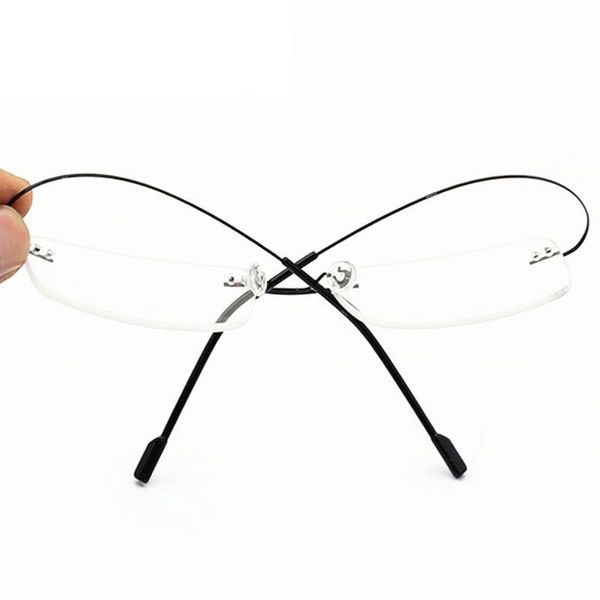 518 wholesale- brand for flexible rimless metal memory glasses frame frame men and women eyeglasses style optical knkme, White;black
518 wholesale- brand for flexible rimless metal memory glasses frame frame men and women eyeglasses style optical knkme, White;black
