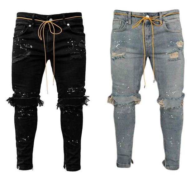 men's jeans male 3xl oversized pants 2021 fashion men ripped hip hop pencil biker embroidery patch streetwear trousers, Blue
men's jeans male 3xl oversized pants 2021 fashion men ripped hip hop pencil biker embroidery patch streetwear trousers, Blue