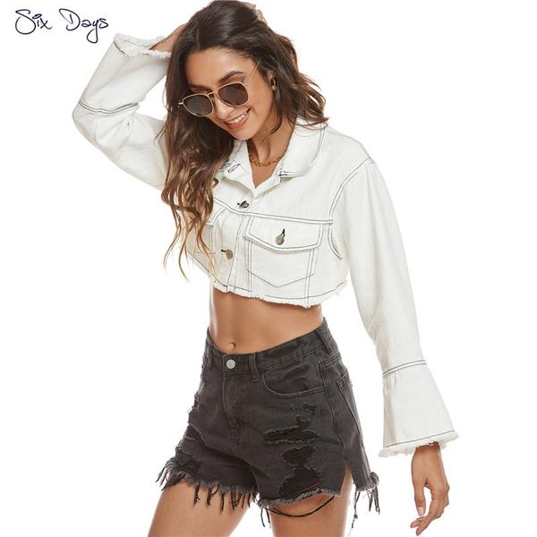 women's jackets spring women denim jacket long sleeve fashion streetwear lady casual outwear extra short jeans coat white girl crop top, Black;brown
women's jackets spring women denim jacket long sleeve fashion streetwear lady casual outwear extra short jeans coat white girl crop top, Black;brown