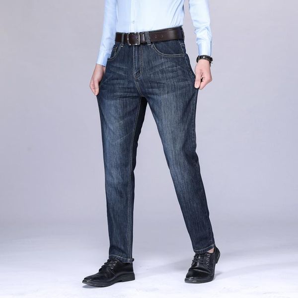 men's jeans 2021 spring summer classic blue-black elastic stretch-fit thin business casual style
men's jeans 2021 spring summer classic blue-black elastic stretch-fit thin business casual style
