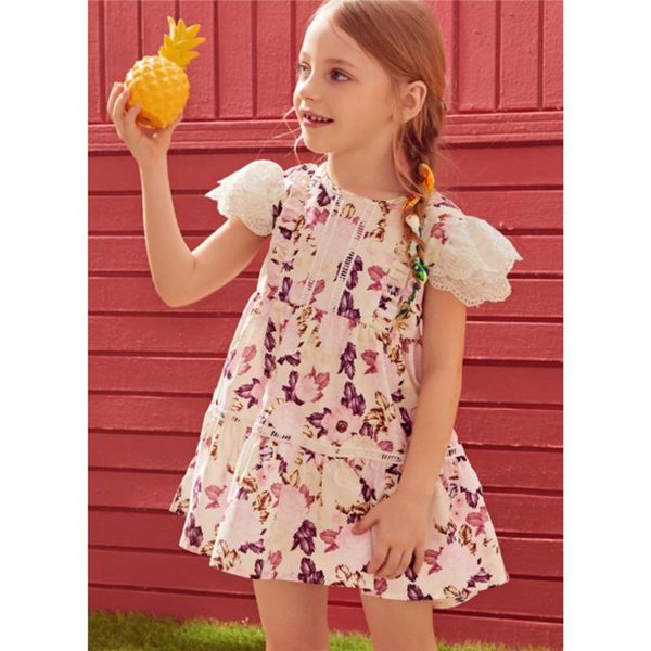 girl's dresses baby girls lace vestido casual big hem dress white floral printed pattern sleeves zipper closure princess clothes summer, Red;yellow
girl's dresses baby girls lace vestido casual big hem dress white floral printed pattern sleeves zipper closure princess clothes summer, Red;yellow