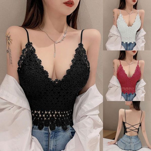 camisoles & tanks women lace bra vest push up backless wireless lingerie bralette female underwear full cup sports, Black;white
camisoles & tanks women lace bra vest push up backless wireless lingerie bralette female underwear full cup sports, Black;white