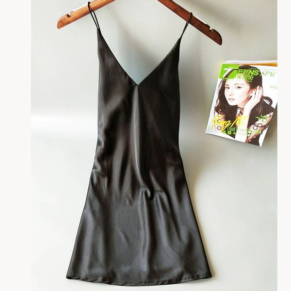 2021 spring women solid spaghetti strap dress vintage lady high waist satin dress female v-neck plus size vestidos, Black;gray
2021 spring women solid spaghetti strap dress vintage lady high waist satin dress female v-neck plus size vestidos, Black;gray