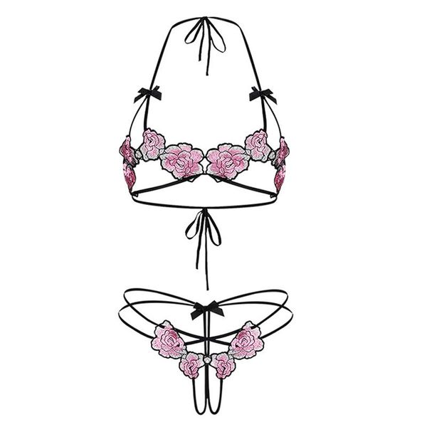 bras sets conjuntos ropa interior crotchless erotic set for women embroidery halter open cup bra lingerie ls8488, Red;black
bras sets conjuntos ropa interior crotchless erotic set for women embroidery halter open cup bra lingerie ls8488, Red;black