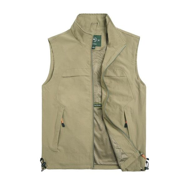 men's vests mens summer sleeveless jacket vest spring autumn casual travels multi-pockets thin waistcoat male clothes, Black;white
men's vests mens summer sleeveless jacket vest spring autumn casual travels multi-pockets thin waistcoat male clothes, Black;white