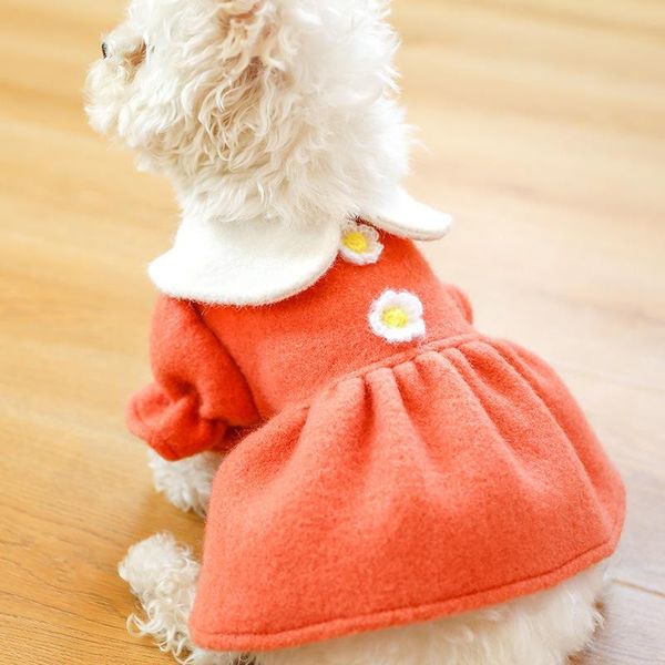 dog apparel factory supply pet clothes autumn and winter warm comfortable princess doll collar flower dress woolen cloth skirt
dog apparel factory supply pet clothes autumn and winter warm comfortable princess doll collar flower dress woolen cloth skirt