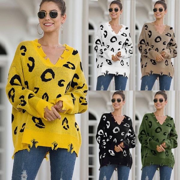 women's sweaters 2021 autumn v-neck sweater knitted fashion women long sleeve leopard print tree knitting female, White;black
women's sweaters 2021 autumn v-neck sweater knitted fashion women long sleeve leopard print tree knitting female, White;black