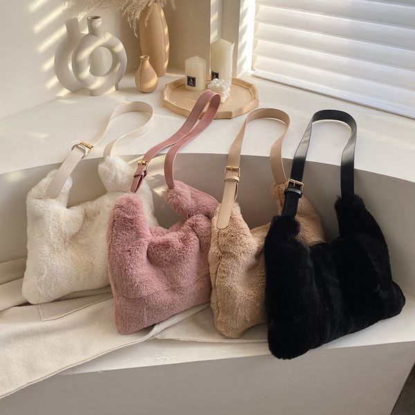 winter soft plush women tote handbags fashion design faux fur ladies messenger bag solid color large female furry shoulder bags
winter soft plush women tote handbags fashion design faux fur ladies messenger bag solid color large female furry shoulder bags