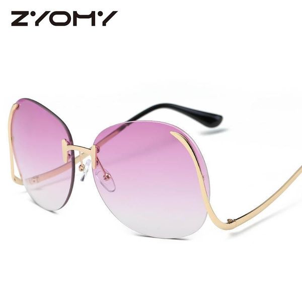 sunglasses q gradient oversized uv400 rimless women sunglassesvintage rhaeboscelia female sun glasses retro brand designer lentes oculos, White;black
sunglasses q gradient oversized uv400 rimless women sunglassesvintage rhaeboscelia female sun glasses retro brand designer lentes oculos, White;black