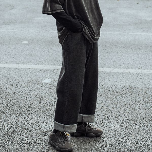 2021 new men's cowboy trousers hip hop wide leg loose streetwear cotton casual pants baggy homme cargo pocket jeans -2xl e52z, Blue
2021 new men's cowboy trousers hip hop wide leg loose streetwear cotton casual pants baggy homme cargo pocket jeans -2xl e52z, Blue
