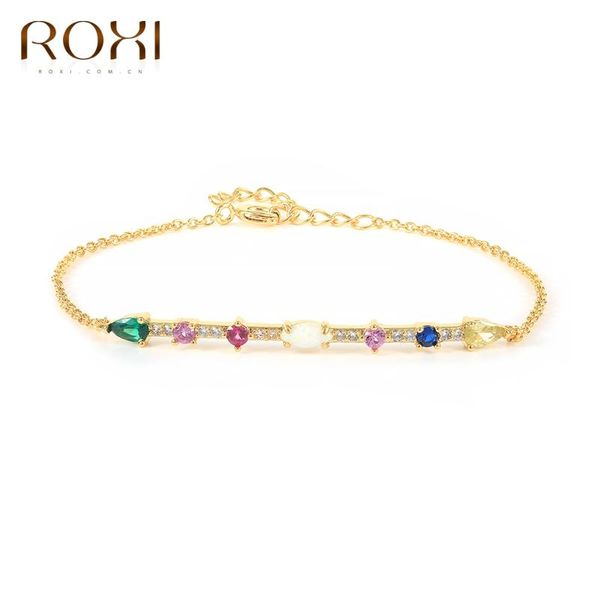 charm bracelets roxi rainbow crystal chains for women girls gift colorful geometry stone beach fashion jewelry boho bracelet bangles, Golden;silver
charm bracelets roxi rainbow crystal chains for women girls gift colorful geometry stone beach fashion jewelry boho bracelet bangles, Golden;silver