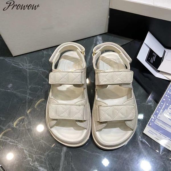 sandals prowow solid color fashion flat casual beach outdoor hook& loop slippers luxury designer summer women's shoes, Black
sandals prowow solid color fashion flat casual beach outdoor hook& loop slippers luxury designer summer women's shoes, Black