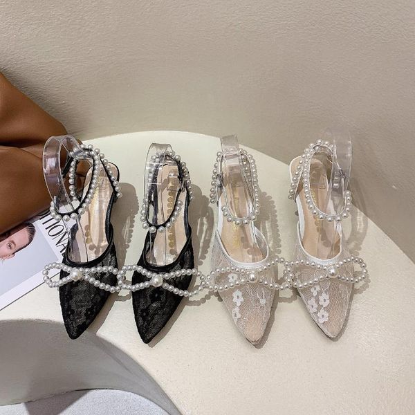 sandals 2021 summer women's pearl pointed toe single shoes bow stiletto, Black
sandals 2021 summer women's pearl pointed toe single shoes bow stiletto, Black