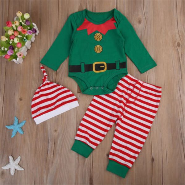baby girls christmas clothing set boy soft cotton romper newborn pants infant hat kid striped santa 3pcs set girl xmas sleepwear, White
baby girls christmas clothing set boy soft cotton romper newborn pants infant hat kid striped santa 3pcs set girl xmas sleepwear, White