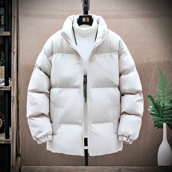 men's down & parkas inverno algodão acolchoado jaqueta masculina casaco feminino outono moda coreana sólida roupas espessamento estilo, Black
men's down & parkas inverno algodão acolchoado jaqueta masculina casaco feminino outono moda coreana sólida roupas espessamento estilo, Black