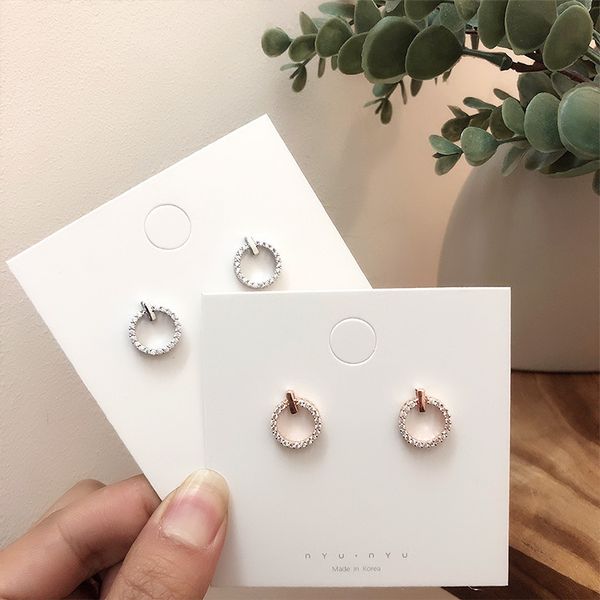2019 full rhinestone round stud earrings for girl temperature simple style circle pendientes fashion boucle d oreille, Golden
2019 full rhinestone round stud earrings for girl temperature simple style circle pendientes fashion boucle d oreille, Golden