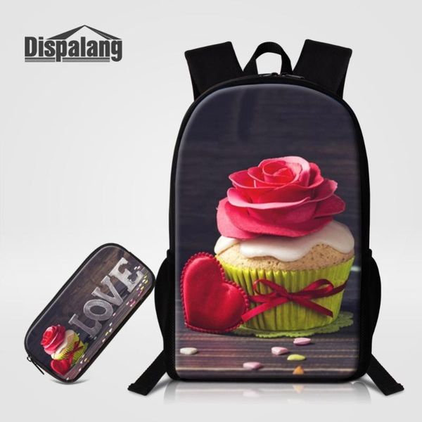 backpack red rose prints school for teenagers 2pcs/set children bag+ pencil case bagpack valentine's day gift sac a dos
backpack red rose prints school for teenagers 2pcs/set children bag+ pencil case bagpack valentine's day gift sac a dos