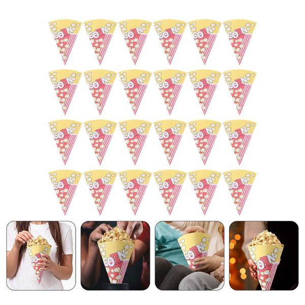 gift wrap 100pcs cone shape popcorn paper bags multifunction treat yellow 
gift wrap 100pcs cone shape popcorn paper bags multifunction treat yellow
