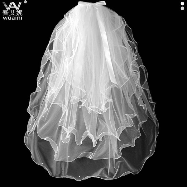 bridal veils 80cm four layers w comb ivory white bead edge tulle wedding elbow length veil long accessories, Black
bridal veils 80cm four layers w comb ivory white bead edge tulle wedding elbow length veil long accessories, Black